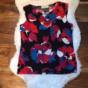 Multi colored pull over blouse